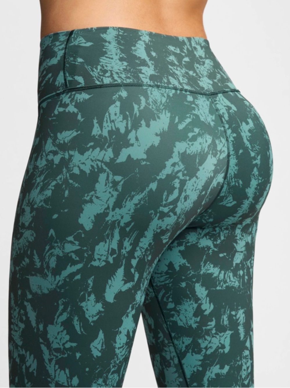 Nike Women’s One Dri-fit High-Rise Printed Leggings - Dark Teal Floral NWT